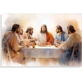 thumbnail image 1 of Eastern Print Last Supper Christ Christian Wall Art, Jesus Portrait, Bible Posters, Religious Wall Art, Christian Home Decor, Artwork God Pictures For Living Room (UNFRAMED)., 16x20, 1 of 1