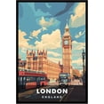 thumbnail image 1 of Eastern Print London Poster, England Poster, London Wall Art, Vintage Travel Posters, Travel Wall Art, City Wall Art, London Gift, Travel Print (UNFRAMED), 1 of 1