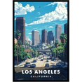 thumbnail image 1 of Eastern Print Los Angeles Poster, California Poster, Los Angeles Wall Art, Vintage Travel Posters, Travel Wall Art, City Wall Art, Los Angeles Gift, Travel Print (UNFRAMED), 16x24, 1 of 1