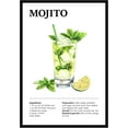 thumbnail image 1 of Eastern Print Mojito Wall Art, Colorful Cocktail Wall Art, Bar Trolley Wall Art, Vintage Cocktail Poster, Love of Wine, Love of Cocktails, Colorful Boho Wall Art, Cocktail Poster (UNFRAMED), 1 of 1
