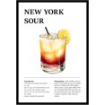 thumbnail image 1 of Eastern Print New York Sour Wall Art, Colorful Cocktail Wall Art, Bar Trolley Wall Art, Vintage Cocktail Poster, Love of Wine, Love of Cocktails, Colorful Boho Wall Art, Cocktail Poster (UNFRAMED), 1 of 1