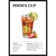 thumbnail image 1 of Eastern Print Pimm's Cup Wall Art, Colorful Cocktail Wall Art, Bar Trolley Wall Art, Vintage Cocktail Poster, Love of Wine, Love of Cocktails, Colorful Boho Wall Art, Cocktail Poster (UNFRAMED), 1 of 1