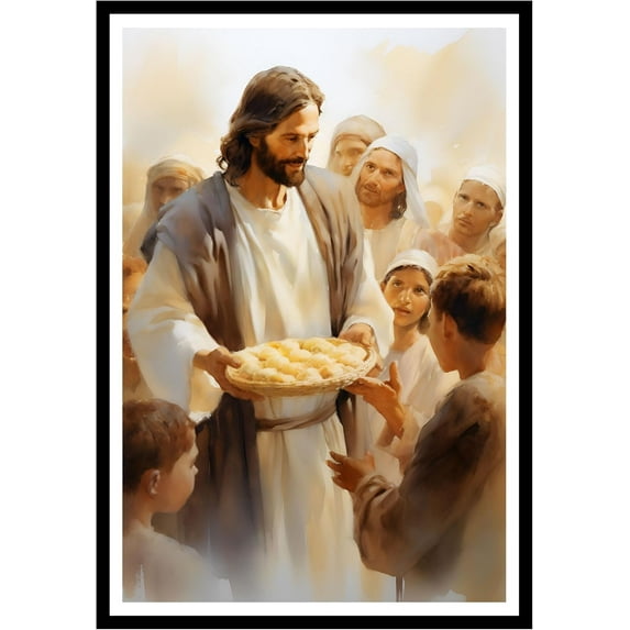 Eastern Print Portrait Of Christ Jesus Wall Art, Jesus portrait, Bible Posters, Religious Wall Art, Bible Posters, Christian Home Decor, Artwork God Pictures For Living Room (UNFRAMED), 18x24