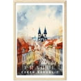 thumbnail image 1 of Eastern Print Prague Poster, Czech Republic Poster, Prague Wall Art, Vintage Travel Posters, City Wall Art, Stonehenge Gift, Travel Print (UNFRAMED) 20x30, 1 of 1