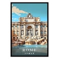 thumbnail image 1 of Eastern Print Rome Poster, Italy Poster, Rome Wall Art, Vintage Travel Posters, City Wall Art, Travel Print, Travel Home Decor (UNFRAMED) 16x20, 1 of 1