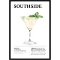 thumbnail image 1 of Eastern Print Southside Wall Art, Colorful Cocktail Wall Art, Bar Trolley Wall Art, Vintage Cocktail Poster, Love of Wine, Love of Cocktails, Colorful Boho Wall Art, Cocktail Poster (UNFRAMED), 1 of 1