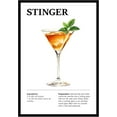 thumbnail image 1 of Eastern Print Stinger Wall Art, Colorful Cocktail Wall Art, Bar Trolley Wall Art, Vintage Cocktail Poster, Love of Wine, Love of Cocktails, Colorful Boho Wall Art, Cocktail Poster (UNFRAMED), 1 of 1