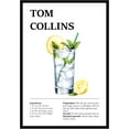 thumbnail image 1 of Eastern Print Tom Collins Wall Art, Colorful Cocktail Wall Art, Bar Trolley Wall Art, Vintage Cocktail Poster, Love of Wine, Love of Cocktails, Colorful Boho Wall Art, Cocktail Poster (UNFRAMED), 1 of 1