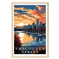 thumbnail image 1 of Eastern Print Vancouver Poster, Canada Poster, Canada Wall Art, Vintage Travel Posters, Travel Wall Art, City Wall Art, Canada Souvenirs, Travel Print, Travel Gift (Unframed), 8x12, 1 of 1
