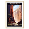 thumbnail image 1 of Eastern Print Weeping Rock Poster, Zion National Park Poster, Weeping Rock Wall Art, National Park Waterfall Posters, Travel Lover Gift (UNFRAMED), 8x12, 1 of 1