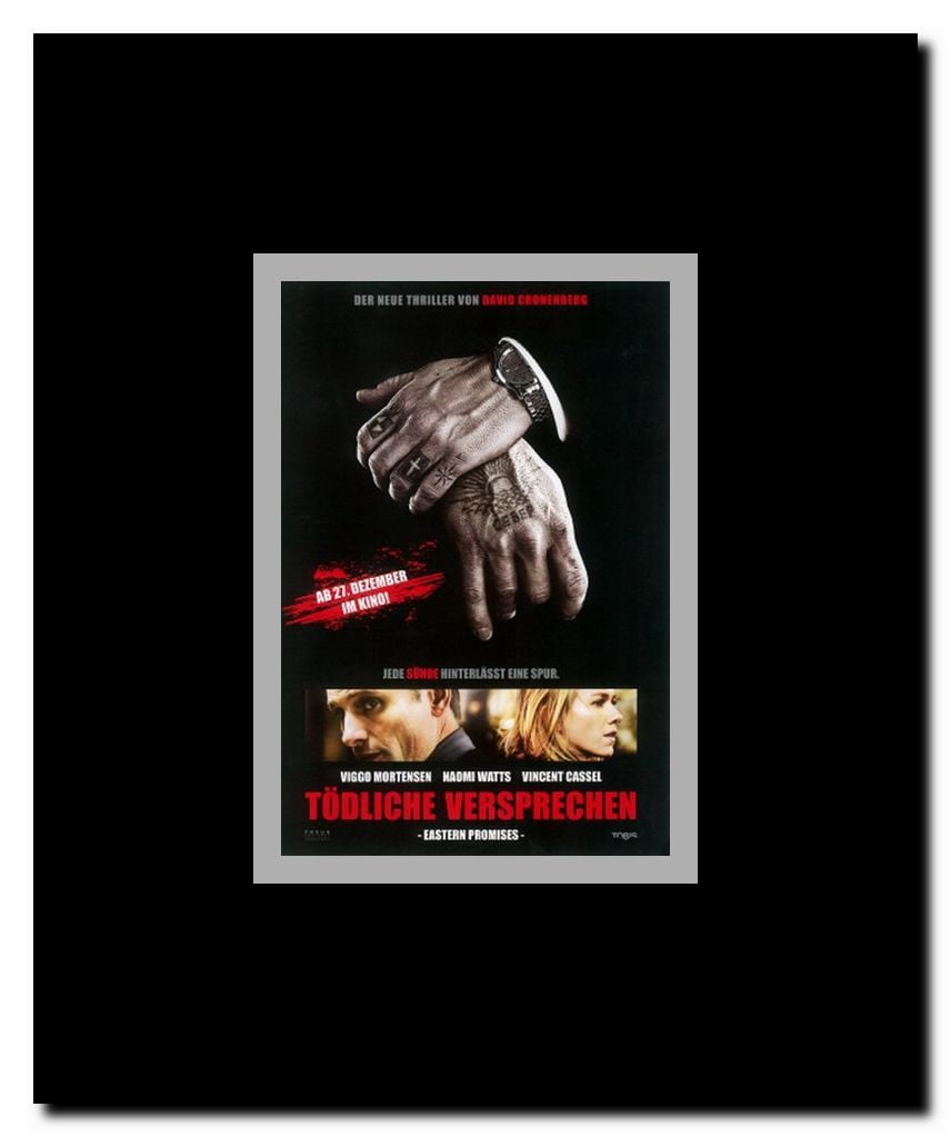 Eastern Promises Framed Movie Poster