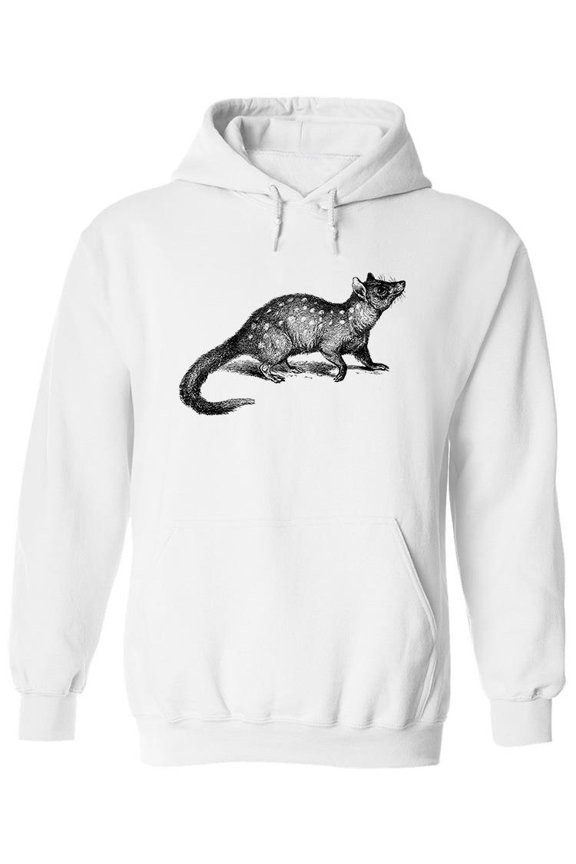 Eastern Quoll Sketch Hoodie Men -Image by Shutterstock, Male Medium