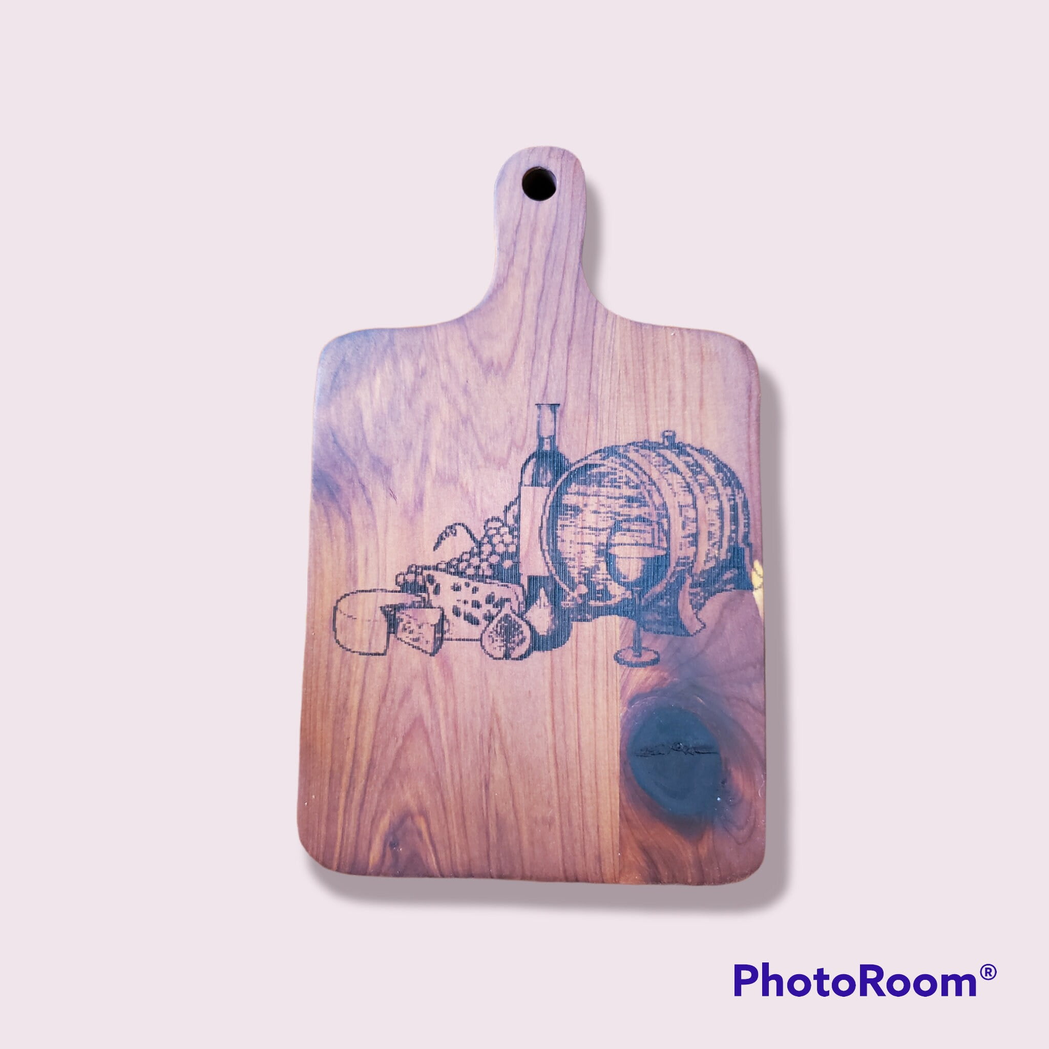 Eastern Red Cedar Cutting Board - Wine Barrel