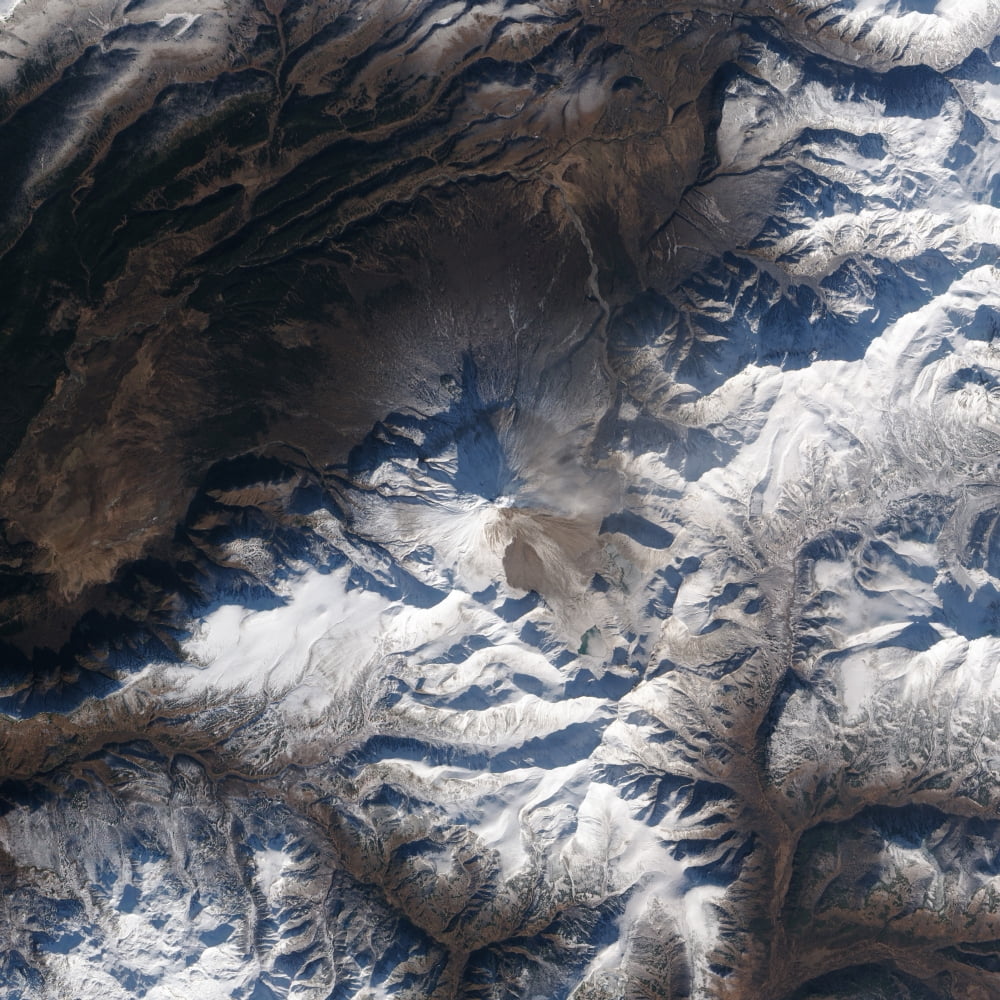 Eastern Russias Kizimen volcano Canvas Art - Stocktrek Images (28 x 28)