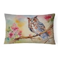 thumbnail image 1 of Eastern Screech Owl Throw Pillow, 1 of 4