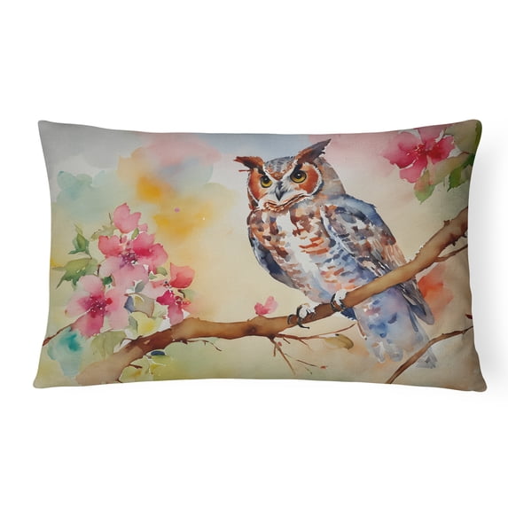 Eastern Screech Owl Throw Pillow