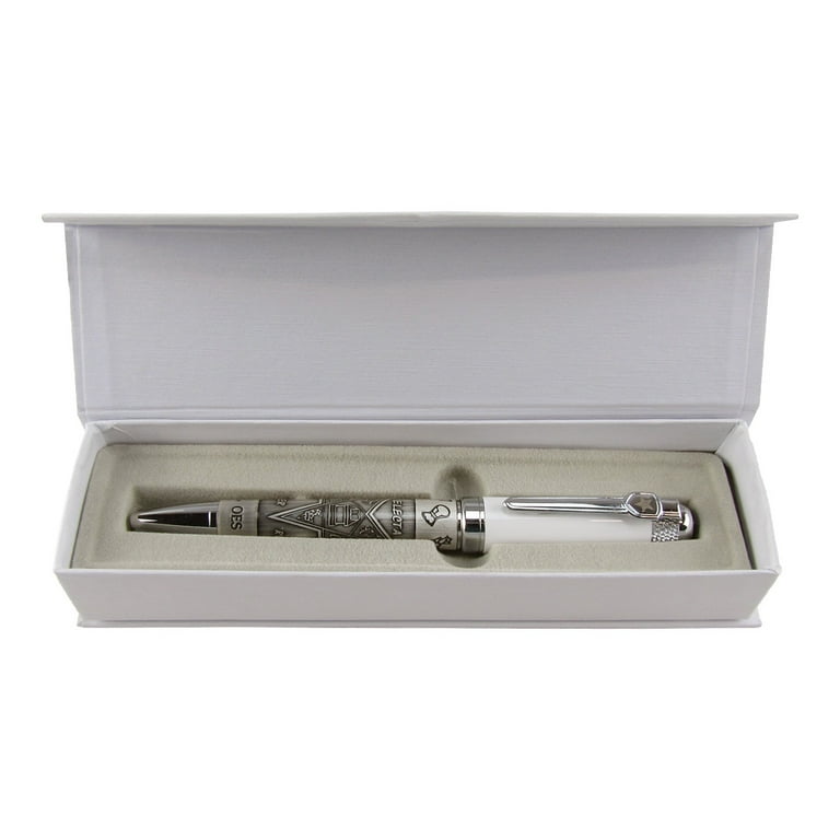 Quality Eastern Star Masonic Ballpoint Pen Set Freemason Master Mason Gift Box Quality Eastern Star Masonic Ballpoint Pen Set Freemason Master Mason Gift Box