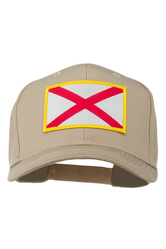 Eastern State Alabama Embroidered Patch Cap - Khaki OSFM