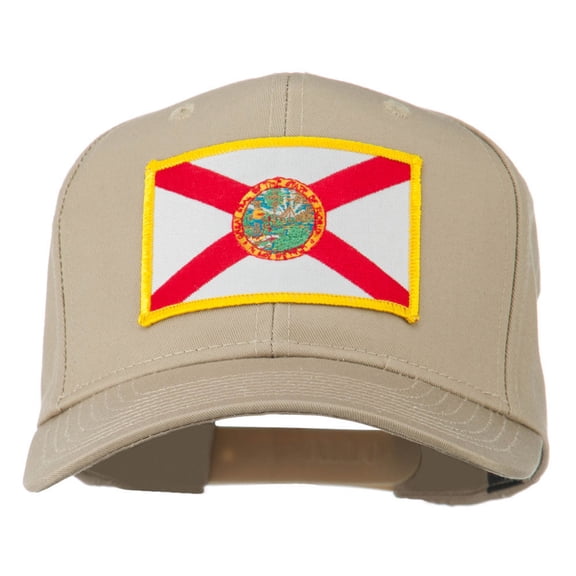 Eastern State Florida Embroidered Patch Cap - Khaki OSFM