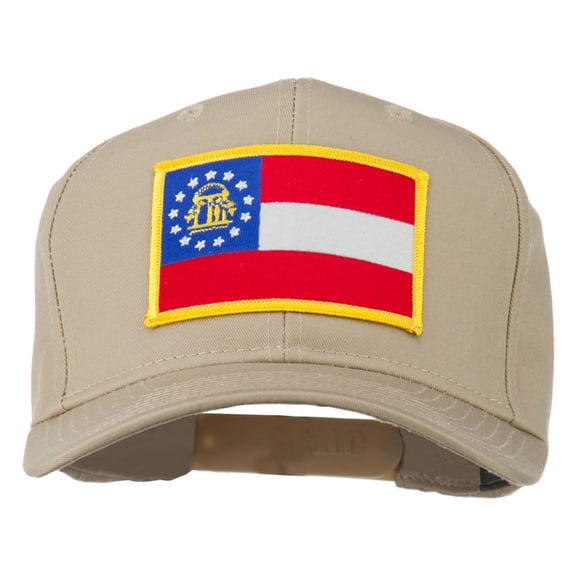 Eastern State Georgia Embroidered Patch Cap - Khaki OSFM