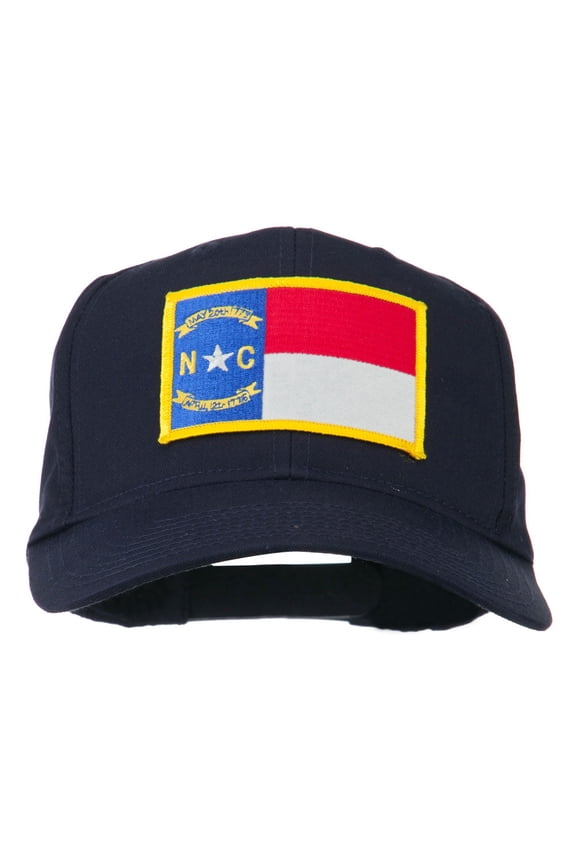 Eastern State North Carolina Embroidered Patch Cap - Navy OSFM