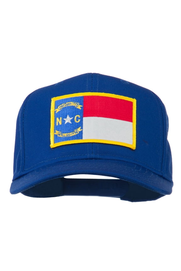 Eastern State North Carolina Embroidered Patch Cap - Royal OSFM