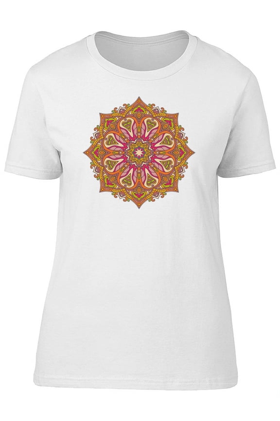 Eastern Style Mandala T-Shirt Women -Image by Shutterstock, Female Large