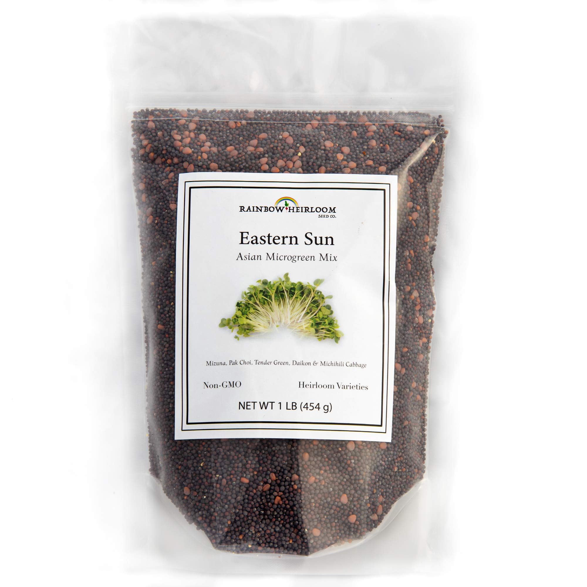 Eastern Sun Asian Microgreen OIF8 Seeds Mix Contains Mizuna, Pak Choi