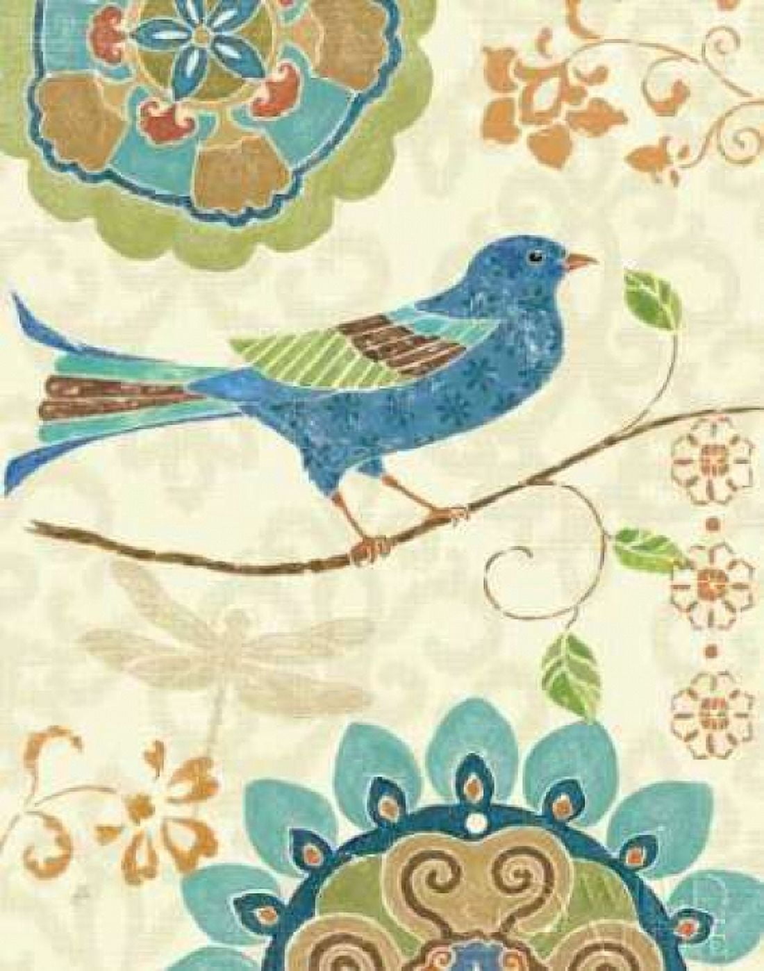 Eastern Tales Birds I Canvas Art - Daphne Brissonnet (22 x 28)