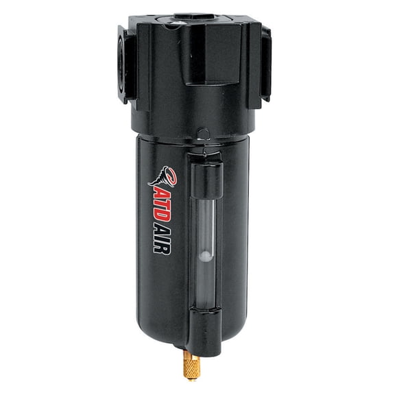 ATD Tools 7828 Standard 1/4 NPT Filter, Metal Bowl, 40 Micron, 48 SCFM ATD-7828