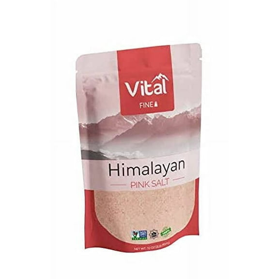 Himalayan Pink Salt Fine (28.2 Oz Pouch) Himalayan Salt, Natural Pink Salt