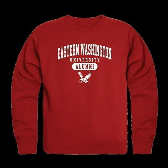 Eastern Washington University Eagles Alumni Fleece Pullover Crewneck Sweatshirt, Red - 2XL