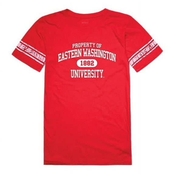Eastern Washington University Women Property T-Shirt, Red - Extra Large