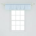 thumbnail image 1 of Ambesonne Eastern Valance Pack of 2, Pastel Tone Motif, 54"X12", Pale Azure Blue White, 1 of 2