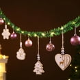 thumbnail image 1 of 2024 Christmas Rattan Decoration Christmas Scene Decoration Hanging Decorations Pendant, 1 of 6