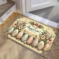 thumbnail image 1 of Easterthemed Doormat Easter Welcome Mat Absorbent And Mat Suitable For Spring Home Decor And Entryways, 1 of 6