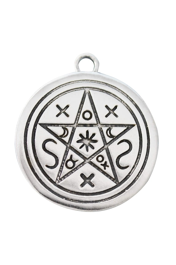 Pentacle of Shadows for Contact with Earth and Spirit Pendant