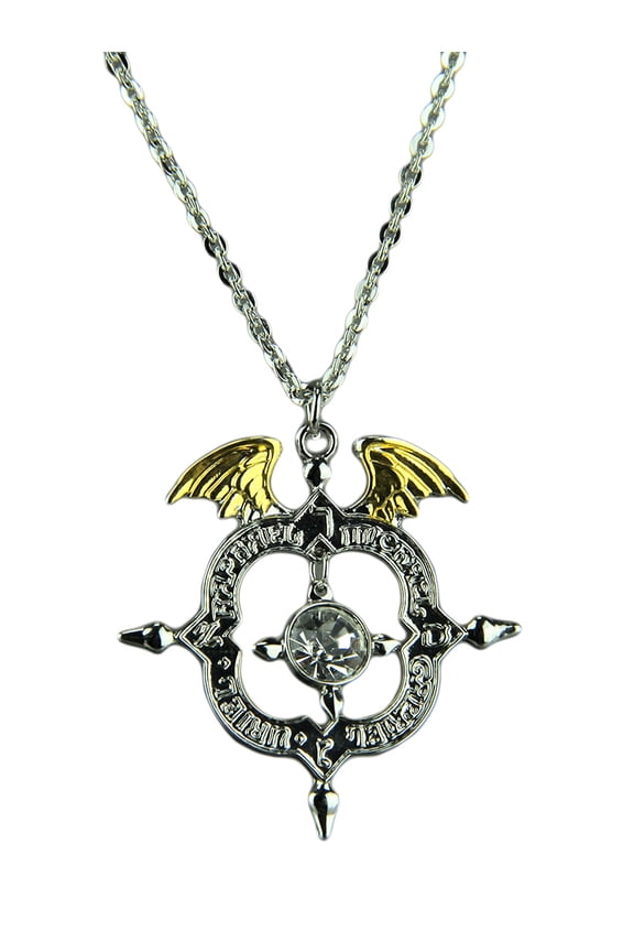 Winged Archangel Shield - Mindfulness Charm Pendant