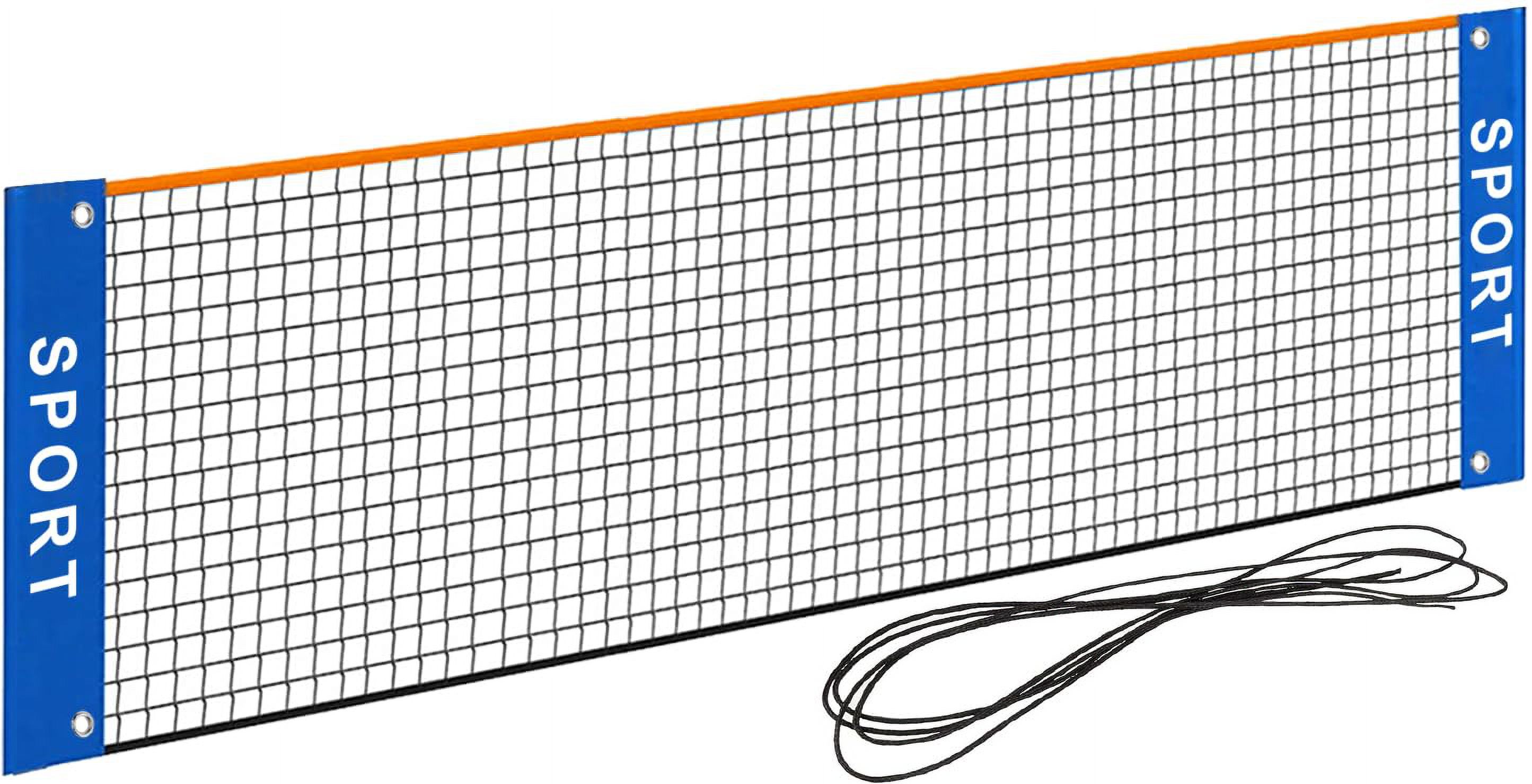Eastgoing 10 ft Mini Portable Soccer Tennis Net Pickleball Net for
