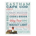 thumbnail image 1 of Eastham, Massachusetts, Cape Cod, Typography (1000 Piece Puzzle, Size 19x27, Challenging Jigsaw Puzzle for Adults and Family, Made in USA), 1 of 4