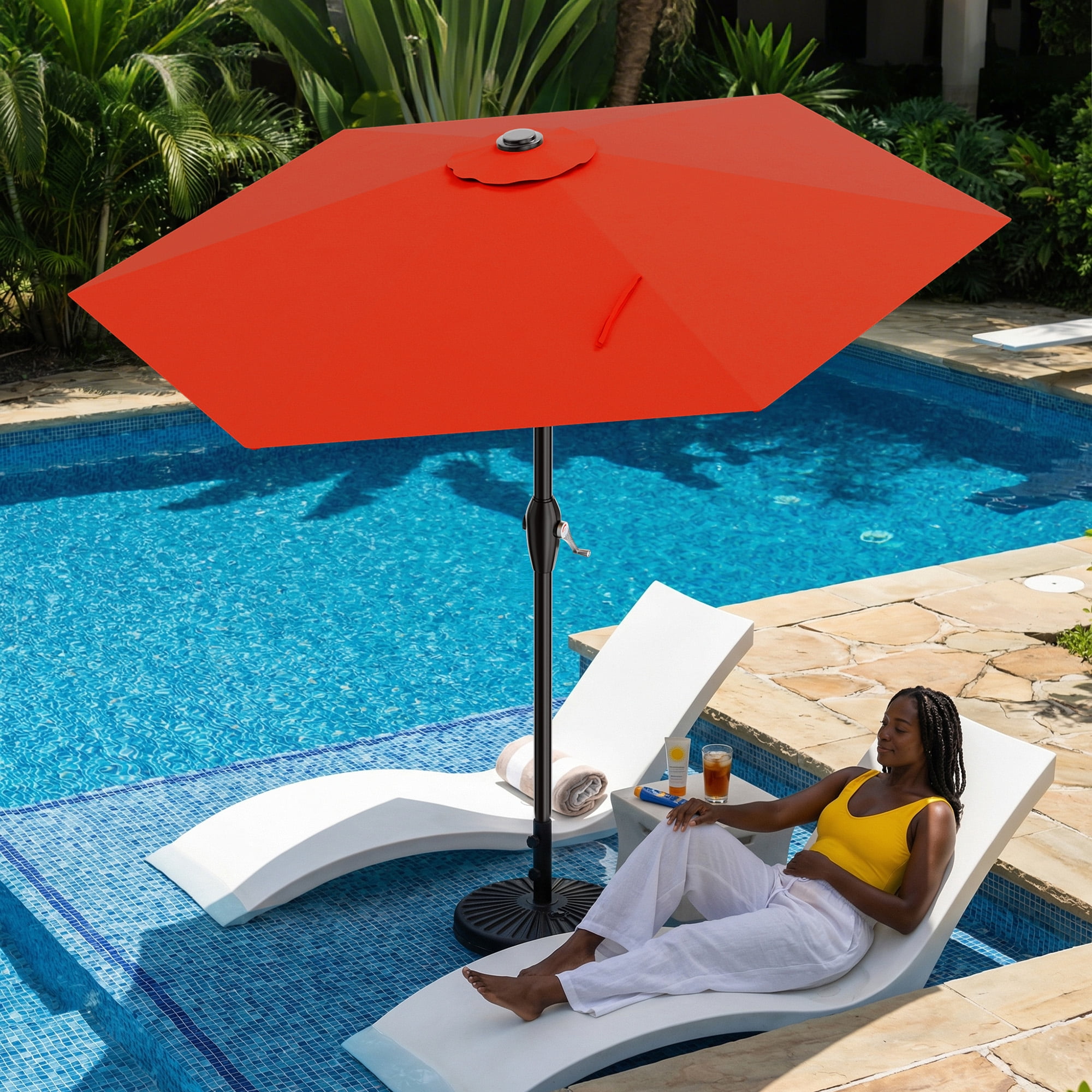 diy patio umbrella DIY Umbrella Stand Planter