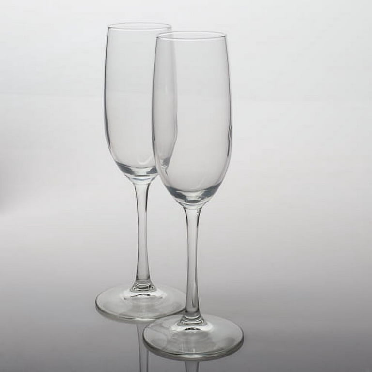 Le Prise™ Hartland 2 - Piece 7oz. Glass Flute Glassware Set & Reviews