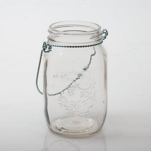 Eastland Large Mason Jar with Handle 6.5" Set of 12