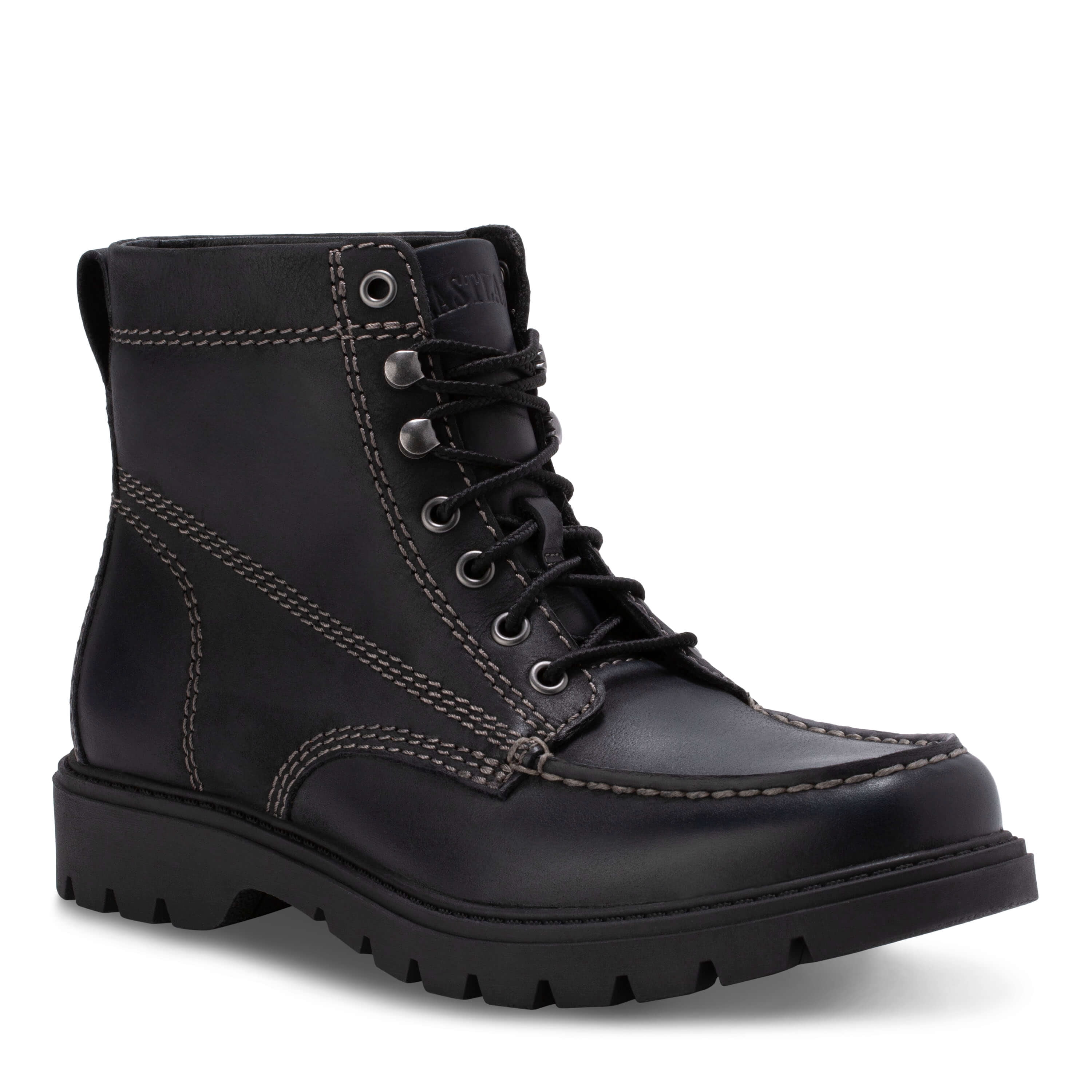Eastland Men\'s Black Belgrade 1955 Collection Leather Shoes Size 12 Eastland Men main image 4