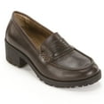 thumbnail image 1 of Eastland Newbury Women's Leather Loafers Color: Brown Size: 6 MED, 1 of 4