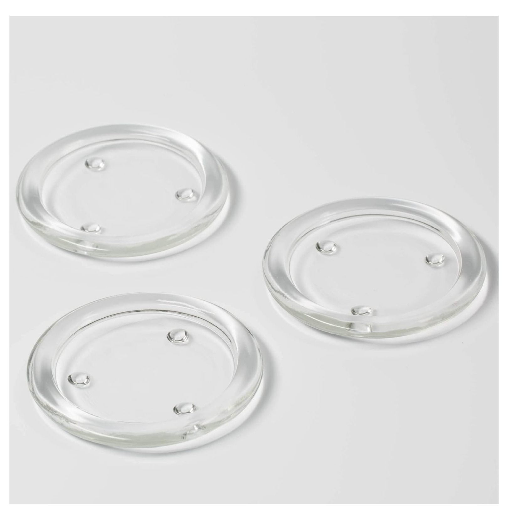 Eastland Round Glass Pillar Candle Holder Set of 12