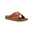thumbnail image 1 of Eastland Samantha Slide Sandal | 2303-04 Brown, 1 of 5