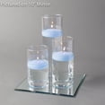 thumbnail image 1 of Eastland Square Mirror 10" and Cylinder Vase with 3" Light Blue Floating Candle Set of 4, 1 of 1