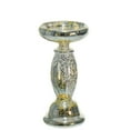 thumbnail image 1 of Eastland Unique Mercury Glass Pillar Candle Holder 8.5", 1 of 2