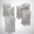 thumbnail image 1 of Eastland Votive Candle Holder Square Frosted Set of 12, 1 of 3